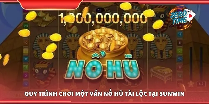 Quy trình chơi một ván nổ hũ tài lộc tại Sunwin