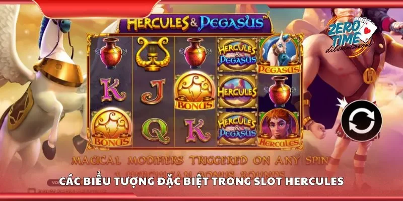 Các biểu tượng đặc biệt trong slot hercules