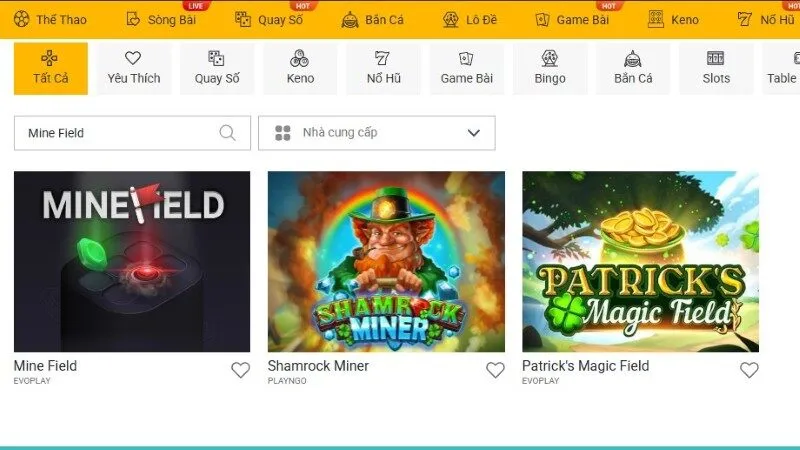 Giới thiệu về game Mine Field tại Sunwin