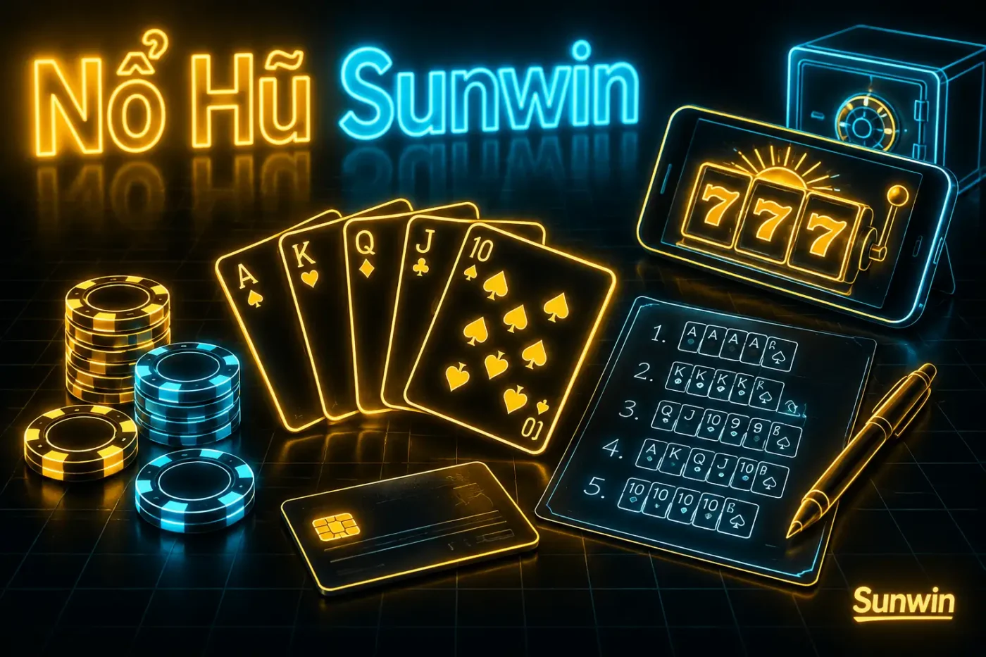 Nổ hũ, hay còn gọi là slot game hoặc quay hũ - nổ hũ sunwin